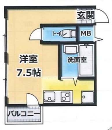 大倉山駅 徒歩10分 3階の物件間取画像